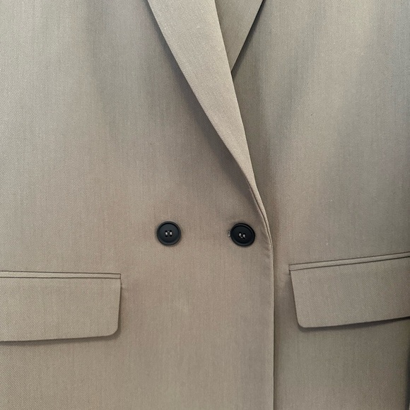 Zara - Oversized Double Breasted Blazer - Picture 3 of 5